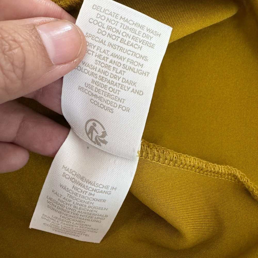Boden Estella Jacquard Mustard Dress- Size 8 - Picture 7 of 13